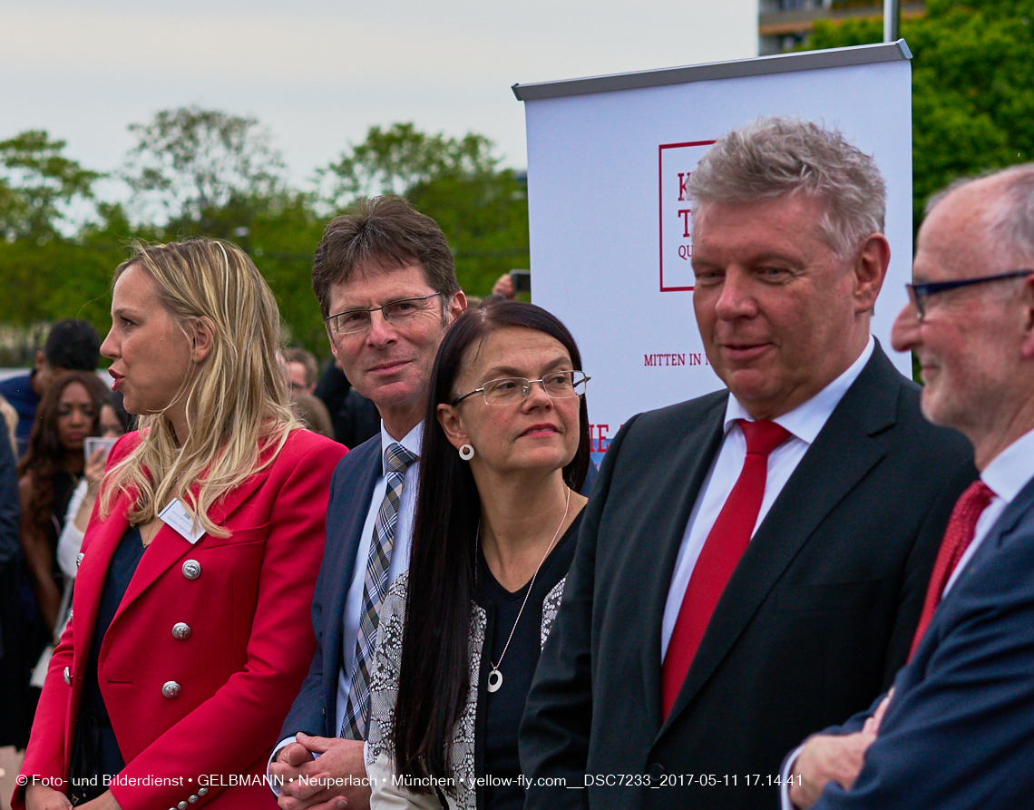 11. Mai 2017 - Grundsteinlegung für die LOGE und dem Kulturquadrat in Neuperlach